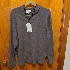 Plus Size Hooded Sweater Magaschoni Size 2X NWT